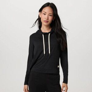 Vuori Halo Essential Hoodie (Black Heather | S)